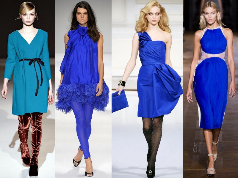 С Какими Цветами Сочетается Голубое Платье