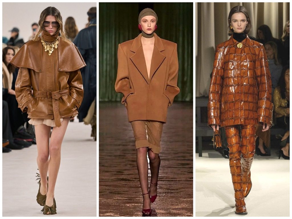 Chloé, Saint Laurent, Schiaparelli осень-зима 2024-2025